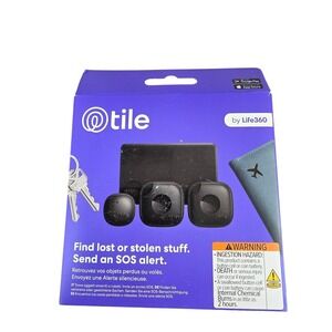 Tile by Life 360 Item Finder BT Tracker Multi Pack (4 trackers/box) NEW Sealed